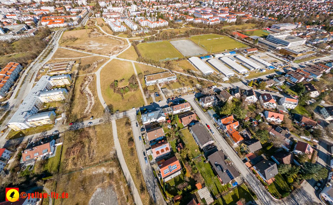 20.02.2023 - der Hachinger Bach und das Michaelibad in Neuperlach